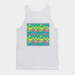 Pixel squares Tank Top